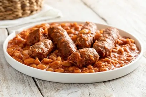 Boucherie : saucisse artisanale viandes mélangées – Bœuf & Porc d'Andria (1 kg)