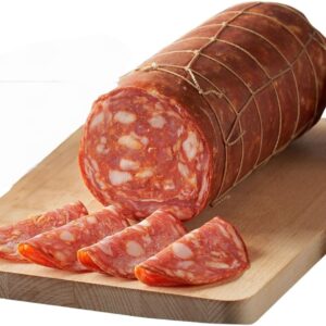 61X1fmzdqrL._AC_SL1080_ Charcuterie : salami Ventricina piquant artisanal.– Pièce Entière (Env. 1,5 kg)