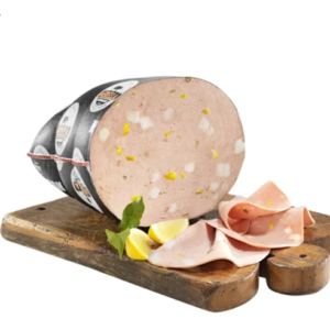 mortadelle artisanale « Nerella » de porc noir d'Aspromonte à la bergamote  -Pièce env. 0,3 kg - Pièce env. 1,5 kg - Pièce env. 5 kg - Pièce env. 10 kg - Fraîcheur 48h