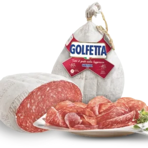 Charcuterie : Salami Golfetta di Golfera – L’Original en Toile de Coton (Tranches 250g) Charcuteries traditionnelles 12 Charcuterie : Salami Golfetta di Golfera – L'Original en Toile de Coton (Tranches 250g)