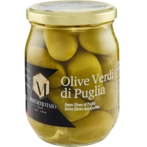 olives : Olives Vertes des Pouilles aux Herbes Sauvages | 580 ml | Mastrototaro Food L’Or Liquide & Condiments Apéritif italien traditionnel olives : Olives Vertes des Pouilles aux Herbes Sauvages | 580 ml | Mastrototaro Food