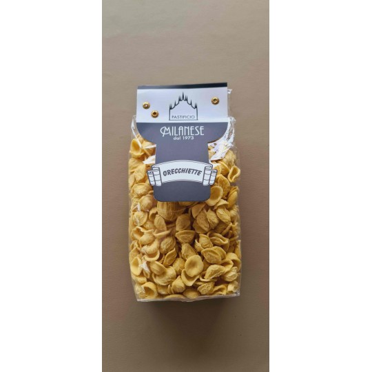 pâtes italiennes Orecchiette Artisanales (500g) – Pastificio Milanese Andria
