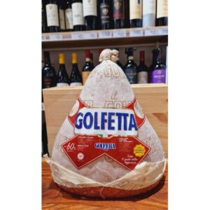 Charcuterie : Salami Golfetta di Golfera –salami maigre italien original – marque Golfera, Pièce Entière en Toile de Coton (5 kg) Charcuteries traditionnelles Charcuterie Émilie-Romagne Charcuterie : Salami Golfetta di Golfera –salami maigre italien original - marque Golfera, Pièce Entière en Toile de Coton (5 kg)