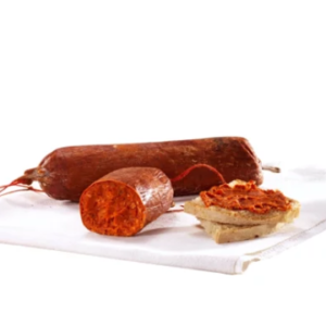 ‘Nduja de Porc Noir d’Aspromonte – Pièce env. 0,3 kg Fraîcheur 48h Le gout authentique de la Calabre 'Nduja de Calabre ‘Nduja de Porc Noir d’Aspromonte - Pièce env. 0,3 kg Fraîcheur 48h