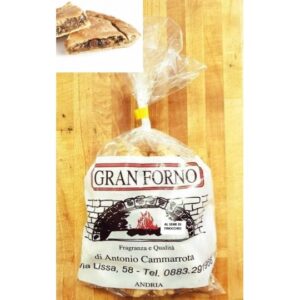 Taralli Artisanaux « Al Calzone » – Oignons & Raisins Secs (Four à Bois – 250 g) L’Instant Douceur (Panettoni, Confiseries & Gourmandises) Biscuit apéritif sucré-salé Taralli Artisanaux "Al Calzone" – Oignons & Raisins Secs (Four à Bois - 250 g)