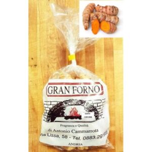Taralli Artisanaux au Curcuma Frais – Cuisson au Four à Bois (250 g) L’Instant Douceur (Panettoni, Confiseries & Gourmandises) Biscuit apéritif santé Taralli Artisanaux au Curcuma Frais – Cuisson au Four à Bois (250 g)