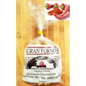 Taralli Artisanaux au Paprika – Cuisson au Four à Bois (250 g) L’Instant Douceur (Panettoni, Confiseries & Gourmandises) Biscuit apéritif épicé Taralli Artisanaux au Paprika – Cuisson au Four à Bois (250 g)