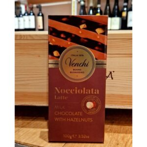 Tablette de Chocolat au Lait & Noisettes Entières du Piémont – Venchi (100 g) L’Instant Douceur (Panettoni, Confiseries & Gourmandises) Chocolat lait noisettes entières Tablette de Chocolat au Lait & Noisettes Entières du Piémont – Venchi (100 g)