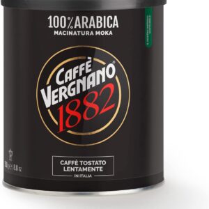 â CaffĂš Vergnano 1882 â 100% Arabica Macinato per Moka (250 g) – CafĂ© moulu 100 % Arabica Offerte italiane da Amazon cafĂ© arabica moka â CaffĂš Vergnano 1882 â 100% Arabica Macinato per Moka (250 g) - CafĂ© moulu 100 % Arabica