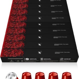 Pack de 100 capsules Nespresso Original Napoli – Intensité 13 – Torréfaction napolitaine café : couleur café, que j'aime ta couleur café 41€ nespresso original compatible Pack de 100 capsules Nespresso Original Napoli – Intensité 13 – Torréfaction napolitaine
