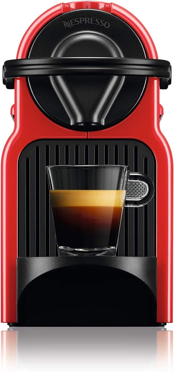 Machine Nespresso Inissia rouge – Machine Espresso 19 bars – Compacte & rapide L’Excellence de l’Extraction espresso 19 bars Machine Nespresso Inissia rouge – Machine Espresso 19 bars – Compacte & rapide