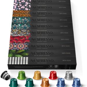 Nespresso Explorations – 100 capsules – Espresso & Lungo – Torréfaction mixte café : couleur café, que j'aime ta couleur café Nespresso Explorations – 100 capsules – Espresso & Lungo – Torréfaction mixte