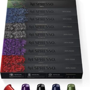 Assortiment intensité forte Nespresso – 100 capsules – Napoli, India, Arpeggio, Ristretto, Kazaar café : couleur café, que j'aime ta couleur café café puissant Assortiment intensité forte Nespresso – 100 capsules – Napoli, India, Arpeggio, Ristretto, Kazaar