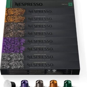 Assortiment Ispirazione Italiana Nespresso Top Sélection – 100 capsules – Ispirazione Italiana & Espresso café : couleur café, que j'aime ta couleur café assortiment intensité 5 à 10 Assortiment Ispirazione Italiana Nespresso Top Sélection – 100 capsules – Ispirazione Italiana & Espresso
