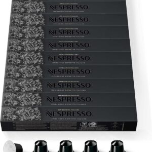 Pack de 100 capsules Nespresso Original Ristretto – Intensité 10 – Espresso & Ristretto café : couleur café, que j'aime ta couleur café 39€ Pack de 100 capsules Nespresso Original Ristretto – Intensité 10 – Espresso & Ristretto