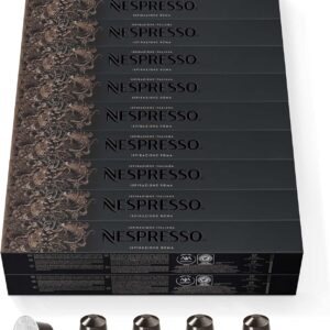 Nespresso Roma – 200 capsules – Intensité 8 – Espresso & Ristretto café : couleur café, que j'aime ta couleur café arabica robusta Nespresso Roma – 200 capsules – Intensité 8 – Espresso & Ristretto