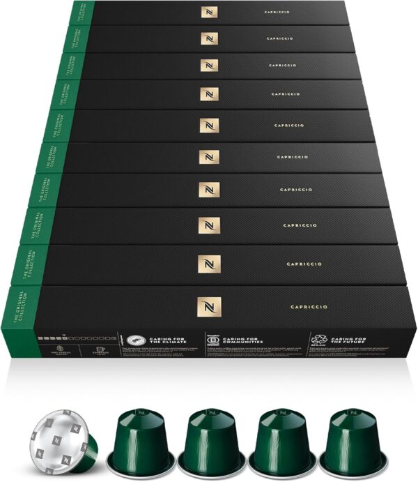 Nespresso Capriccio – 100 capsules – Intensité 5 – Espresso riche & équilibré