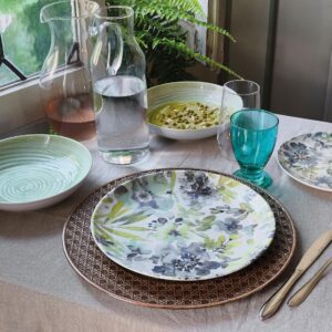 service vaisselle porcelaine Tognana Ofelia 18 pièces – Porcelaine florale italienne