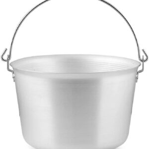 Pentole Agnelli ALMA14432 chaudron aluminium 10 L – polenta & confitures italiennes – poignée inox Agnelli Agnelli ALMA14432 Pentole Agnelli ALMA14432 chaudron aluminium 10 L – polenta & confitures italiennes – poignée inox