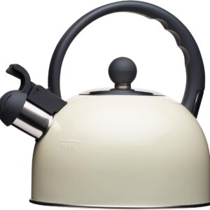 KitchenCraft Living Nostalgia – Bouilloire sifflante 1,3 L Crème | Induction | Vintage | KitchenCraft bouilloire 1.3 L KitchenCraft Living Nostalgia – Bouilloire sifflante 1,3 L Crème | Induction | Vintage |