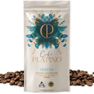 Café Platino Serene – Décaféiné Colombie 100% Arabica Supremo 250 g café : couleur café, que j'aime ta couleur café arabica supremo Café Platino Serene – Décaféiné Colombie 100% Arabica Supremo 250 g