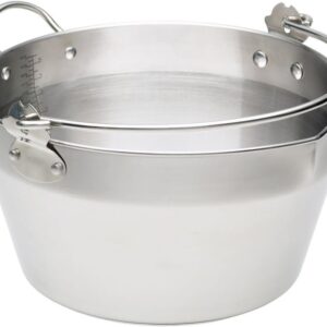 KitchenCraft – Bassine à confiture inox 9 L | Induction | Bec verseur | Graduation interne KitchenCraft bassine confiture 9L KitchenCraft – Bassine à confiture inox 9 L | Induction | Bec verseur | Graduation interne
