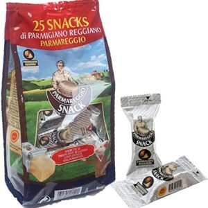 Parmigiano Reggiano – 25 Snacks Individuels 20 g | Parmesan AOP en Portions Pratiques Fromages & Spécialités Laitières du Mezzogiorno collation protéinée Parmigiano Reggiano – 25 Snacks Individuels 20 g | Parmesan AOP en Portions Pratiques