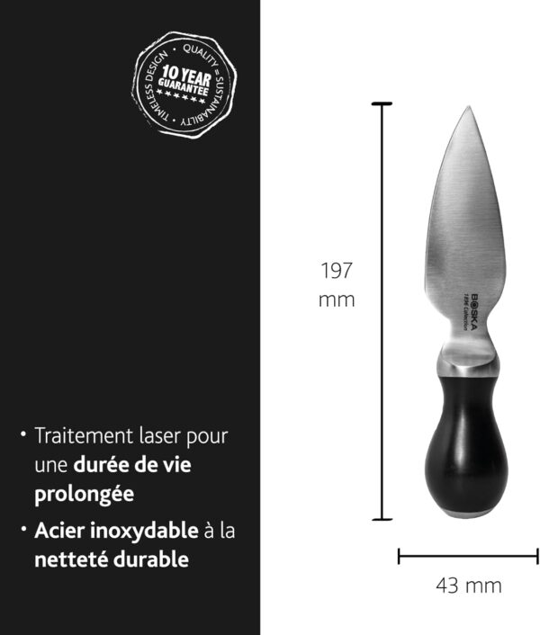 Couteau à Parmesan / Parmigiano – Acier Inox Pro | Spécial Fromages Durs Fromages & Spécialités Laitières du Mezzogiorno couteau fromage dur 5 Couteau à Parmesan / Parmigiano – Acier Inox Pro | Spécial Fromages Durs
