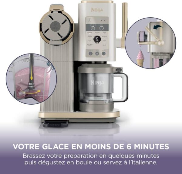 Ninja CREAMi Scoop & Swirl – 13-en-1 Stone | Glaces italiennes, gelato & desserts maison