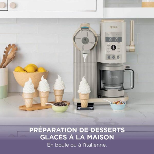 Ninja CREAMi Scoop & Swirl – 13-en-1 Stone | Glaces italiennes, gelato & desserts maison
