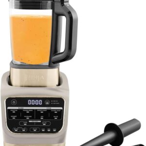 Ninja Foodi Mixeur & Soupe 1,7 L – Chauffant & Froid – 10 Programmes Auto‑iQ – Stone/Or Ninja marque américaine blender chauffant 1.7L Ninja Foodi Mixeur & Soupe 1,7 L – Chauffant & Froid – 10 Programmes Auto‑iQ – Stone/Or
