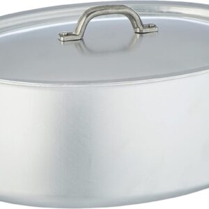 Pentole Agnelli ALMA12630 cocotte ovale inox 30×19 cm – couvercle – qualité professionnelle italienne Agnelli batterie cuisine italienne Pentole Agnelli ALMA12630 cocotte ovale inox 30×19 cm – couvercle – qualité professionnelle italienne