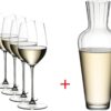RIEDEL Veritas – 4 verres Riesling/Zinfandel + Carafe Moselle | Cristal premium la marque reidel carafe moselle riedel 25 RIEDEL Veritas – 4 verres Riesling/Zinfandel + Carafe Moselle | Cristal premium