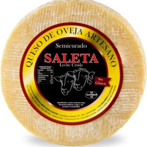 Fromage de brebis semi-affiné 2,3 kg – Manchego artisanal Saleta Fromages & Spécialités Laitières du Mezzogiorno amaisso 29 Fromage de brebis semi-affiné 2,3 kg – Manchego artisanal Saleta