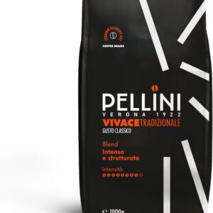 Pellini N.82 Vivace – Café en Grains 1 kg, Arabica & Robusta, Torréfaction Moyenne café : couleur café, que j'aime ta couleur café arabica robusta pellini Pellini N.82 Vivace – Café en Grains 1 kg, Arabica & Robusta, Torréfaction Moyenne