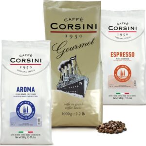 Caffè Corsini Le Réveil Parfait – Café en Grains 3 kg (Aroma, Gourmet, Espresso) café : couleur café, que j'aime ta couleur café café corsini pas cher Caffè Corsini Le Réveil Parfait – Café en Grains 3 kg (Aroma, Gourmet, Espresso)