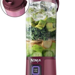Ninja Blast Canneberge – Blender Portable 530 ml | Sans fil, USB‑C, smoothies & shakes nomades Ninja marque américaine amazon ninja blast Ninja Blast Canneberge – Blender Portable 530 ml | Sans fil, USB‑C, smoothies & shakes nomades