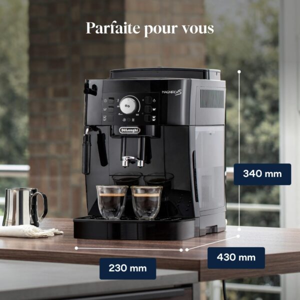 7111YwQA23L._AC_SL1499_ De’Longhi Magnifica S – Machine à Café Automatique Espresso & Cappuccino 1450W