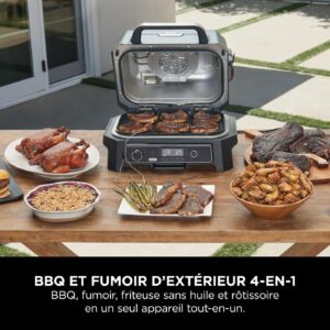 Ninja Woodfire Pro Connect XL gris | Barbecue Électrique & Fumoir – Saveur Bois & Cuisson Intelligente Ninja marque américaine barbecue bois électrique 29 Ninja Woodfire Pro Connect XL gris | Barbecue Électrique & Fumoir – Saveur Bois & Cuisson Intelligente