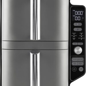 Ninja Double Stack XL Air Fryer gris – 9,5 L | Friteuse verticale compacte, 2 tiroirs, 6 fonctions Ninja marque américaine air fryer 9.5l Ninja Double Stack XL Air Fryer gris – 9,5 L | Friteuse verticale compacte, 2 tiroirs, 6 fonctions