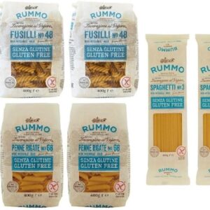 Rummo Sans Gluten – Lot 9 × 400 g | Spaghetti, Fusilli, Penne Rigate – Pâtes italiennes premium Épicerie Italienne fusilli sans gluten Rummo Sans Gluten – Lot 9 × 400 g | Spaghetti, Fusilli, Penne Rigate – Pâtes italiennes premium