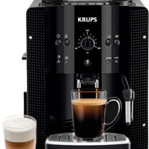 KRUPS Essential YY8125FD – Machine à Café à Grains Automatique 2 Tasses, Buse Vapeur, 1400W L’Excellence de l’Extraction buse vapeur cappuccino KRUPS Essential YY8125FD – Machine à Café à Grains Automatique 2 Tasses, Buse Vapeur, 1400W
