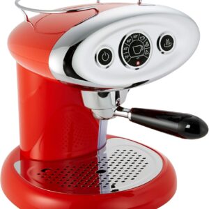 Illy X7.1 rouge – Cafetière expresso Iperespresso avec buse vapeur | Design rétro italien