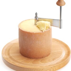 kela Girolle Tête de Moine LUXUS – Bois de Hêtre & Lame Inox avec Couvercle – 22 cm