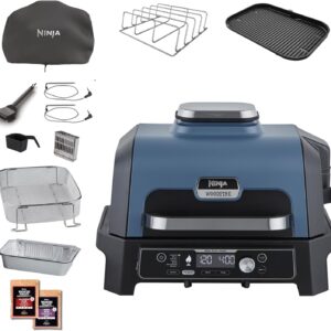 Ninja Woodfire Pro Connect XL | Barbecue Électrique & Fumoir – Saveur Bois & Cuisson Intelligente Ninja marque américaine amazon ninja barbecue Ninja Woodfire Pro Connect XL | Barbecue Électrique & Fumoir – Saveur Bois & Cuisson Intelligente