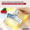 71mHKpr2TzL._AC_SL1200_ Coupe‑Fromage Spécial Raclette Fackelmann – Aluminium & Fil Inox | Tranches Réglables