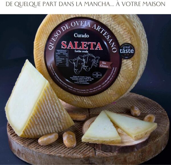 71nZT0wXLUL._AC_SL1080_ Fromage de brebis affiné 2,2 kg – Manchego artisanal Saleta