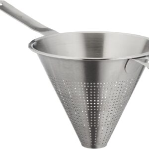 Pentole Agnelli chinois inox 18 cm – passe-sauce professionnel pour pâtes, sauces et bouillons Agnelli bouillons Pentole Agnelli chinois inox 18 cm – passe-sauce professionnel pour pâtes, sauces et bouillons