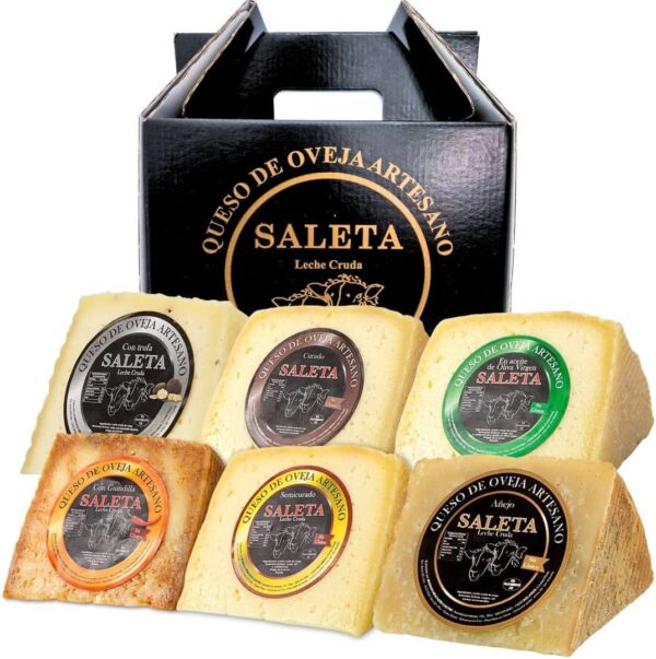 71p9NSF2ZVL._AC_SL1080_ Coffret Cadeau Manchego 1,5 kg – Fromages de brebis artisanaux Amaisso