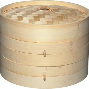 KitchenCraft – Panier vapeur bambou 20 cm | 2 étages | Cuisson saine et économique KitchenCraft cuiseur vapeur asiatique KitchenCraft – Panier vapeur bambou 20 cm | 2 étages | Cuisson saine et économique